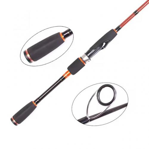 BASS SPINNING ROD 1.83m 100g 2 SECTIONS FAST ACTION 70% 24T CARBON + 30% 30T CARBON