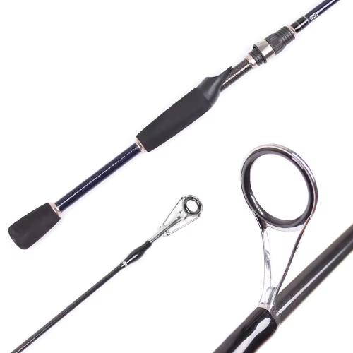 BASS SPINNING ROD 1.83m 101g 2 SECTIONS FAST ACTION 100% 24T CARBON