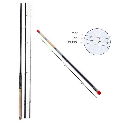 High carbon 3.6m  80g 120g 150g with extra two tips Medium hard supper feeder fishing rod