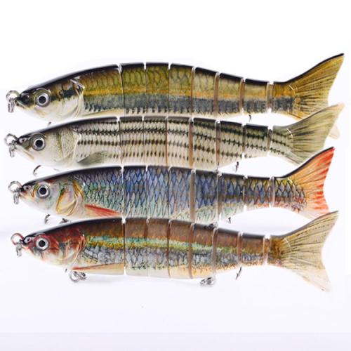 Large Tuna Fishing Lures 18cm 53g Saltwater Hard Body Bait Eight Segmented Swimbait Tuna Trolling Lures Big Game Fishing