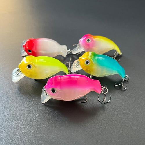 Mini Crankbait 5cm 6.5g Floating Wobbler Crankbait Rattle Fishing Lure For Freshwater Hard Artificial Minnow Tackle