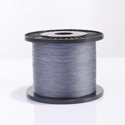 PE Fishing Line X4 High-Strength Grey Braided Line for Superior Performance