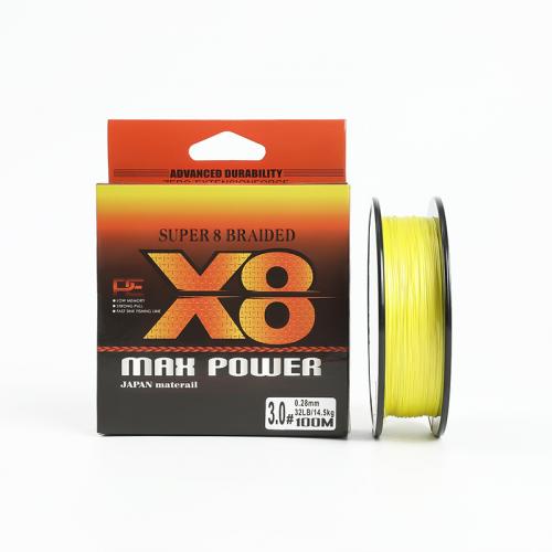 PE Fishing Line X8 100m 3 Color Options for Superior Strength